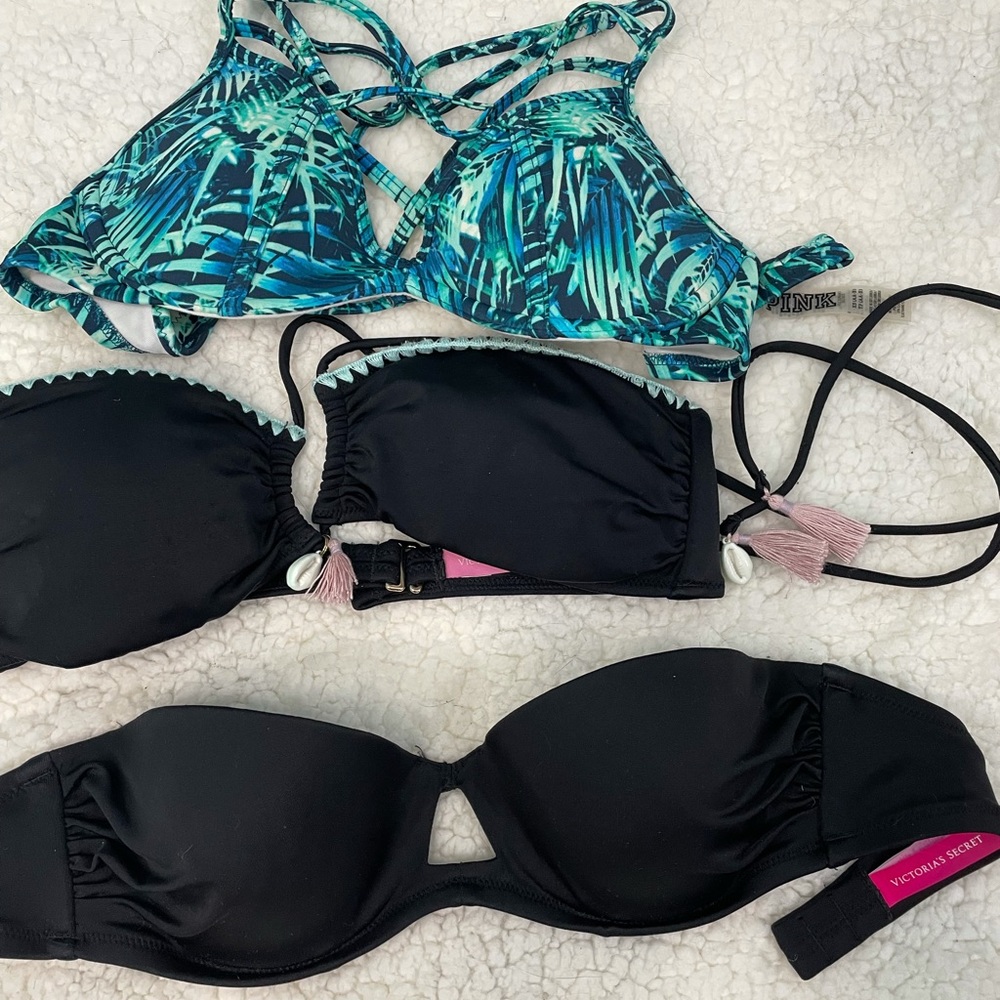 3 VS/PINK Bikini Tops